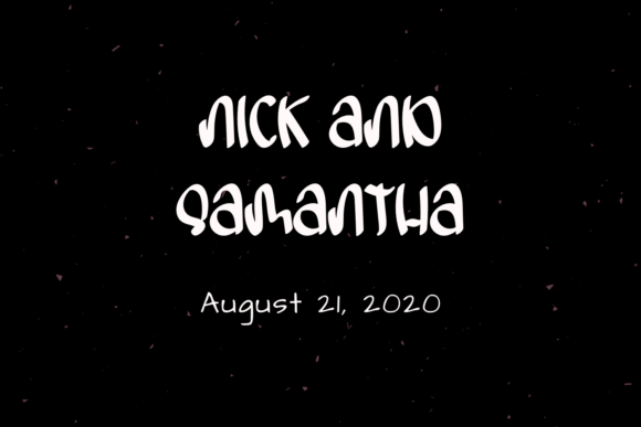 Black Red Font - Preview 3
