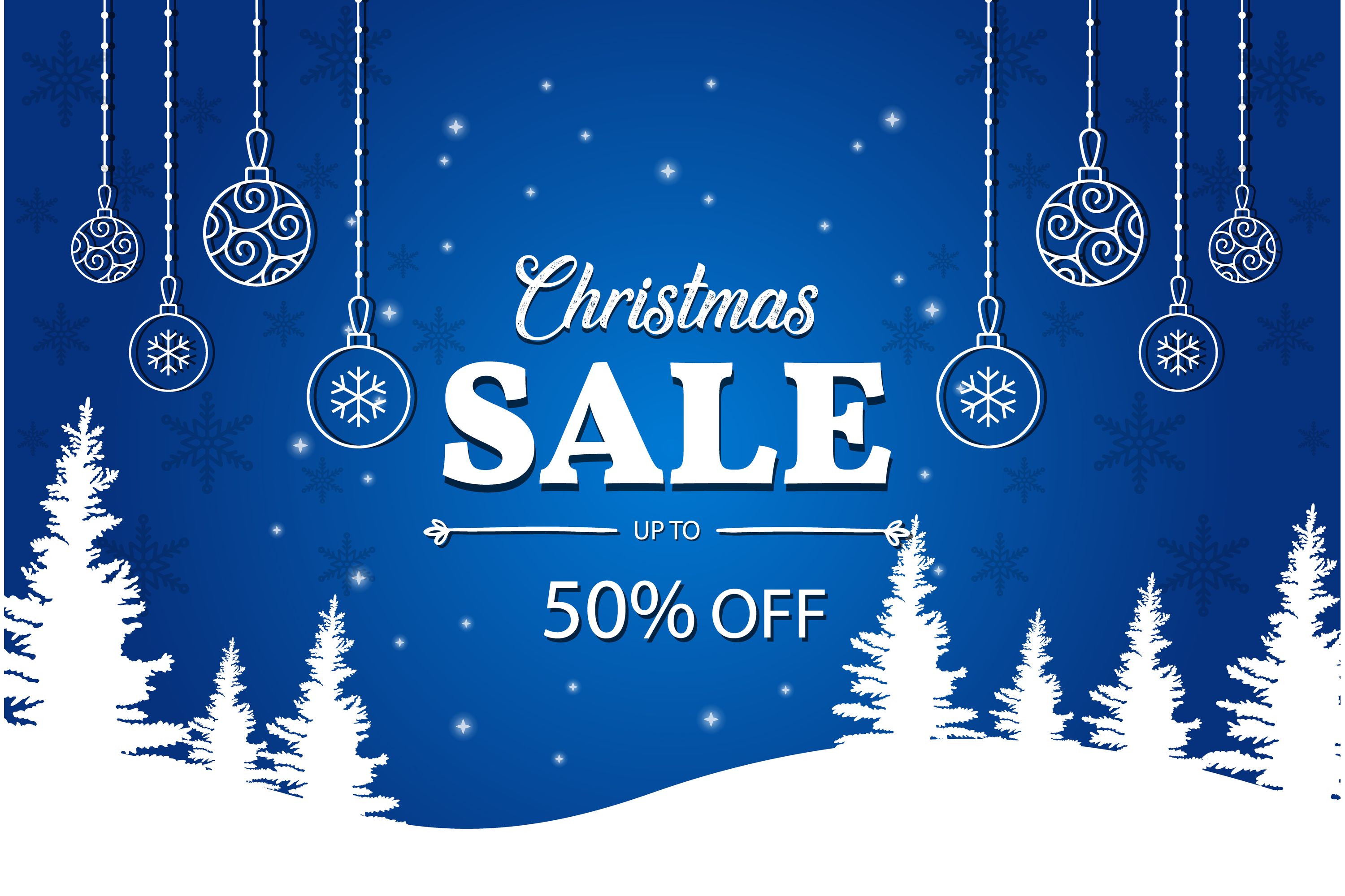 Christmas Sale Vector Poster Grafik Von Fox Design · Creative Fabrica