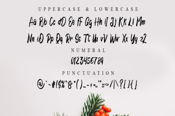 Great in December Font PNG with transparent background - Preview 3