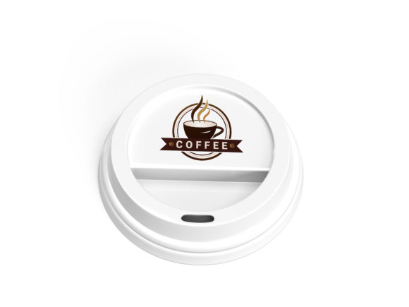 Coffee Lid Logo Mockup Graphic Logo Presentations By Sakib Mahmud Galib