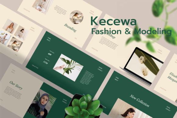 Preview of Kecewa - Fashion PowerPoint Template fashion presentation template
