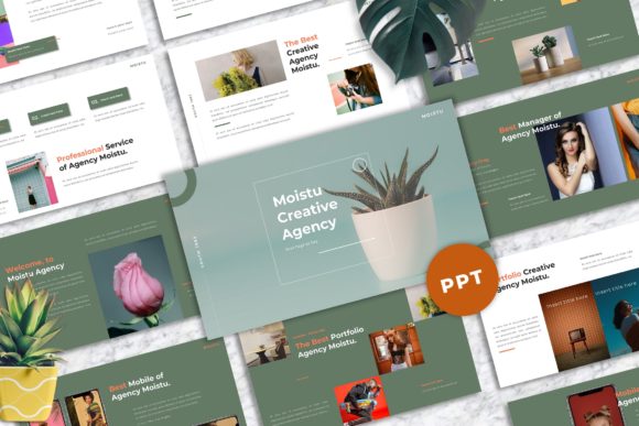 Preview of Moistu - Creative Powerpoint Templates PowerPoint template