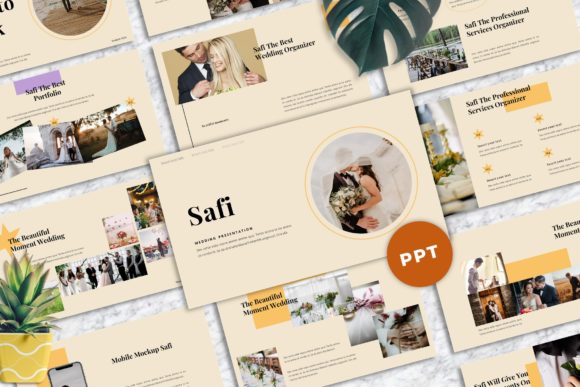Safi - Wedding Powerpoint Templates Graphic Presentation Templates By Yumnacreative
