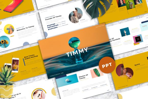 Preview of Timmy - Creative Powerpoint Templates PowerPoint template
