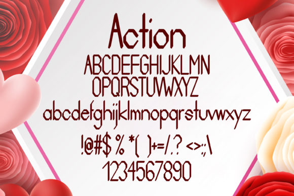 Action Font - Preview 1