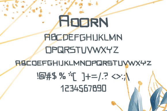Adorn Font - Preview 1