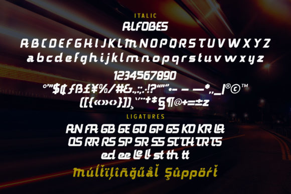 Alfobes Font - Preview 6