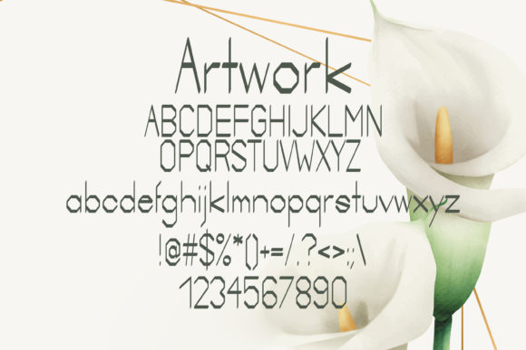 Artwork Font - Preview 1