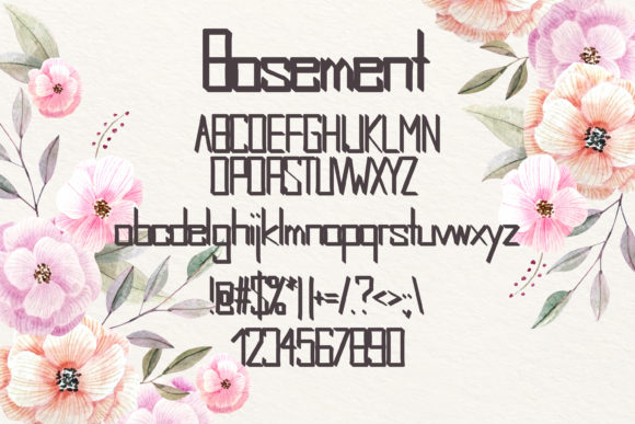 Basement Font - Preview 1