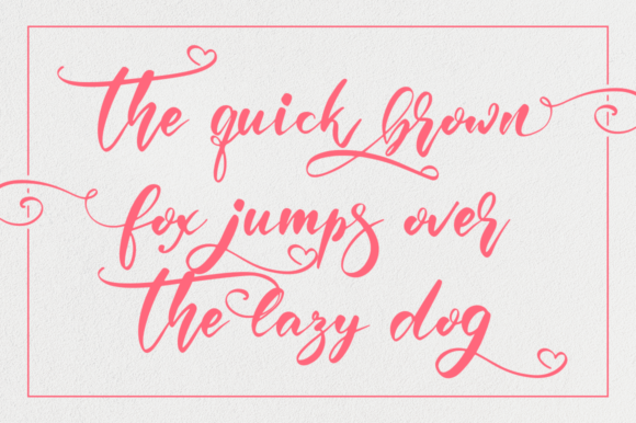 Blossomy Font PNG with transparent background - Preview 1