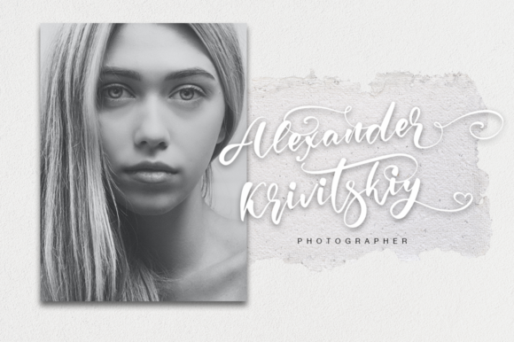 Blossomy Font PNG with transparent background - Preview 3