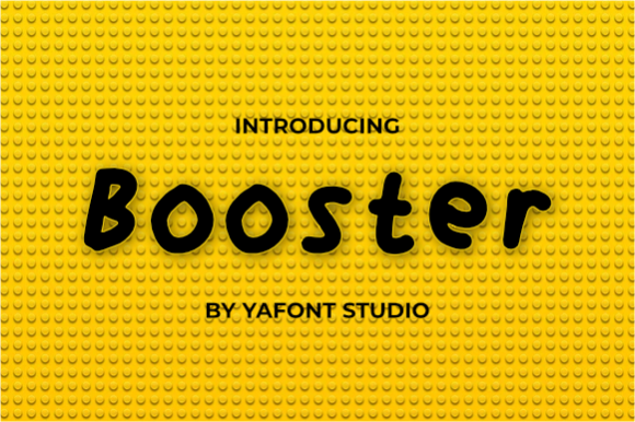 Booster Font - Preview 2