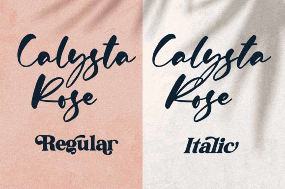 Calysta Rose Font - Preview 1
