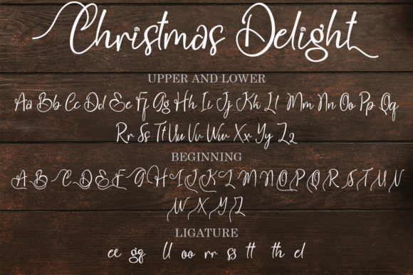 Christmas Delight Font - Preview 6