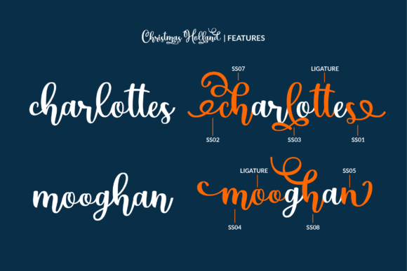 Christmas Holland Font - Preview 2