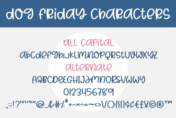 Dog Friday Font - Preview 1