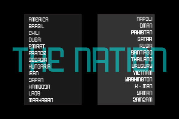 Fodecumbers Font - Preview 6