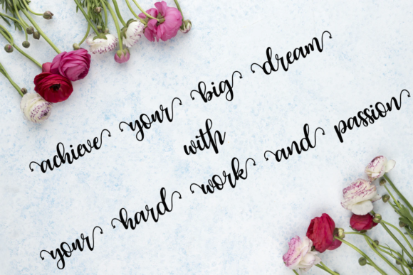Hunky Dory Font PNG with transparent background - Preview 5