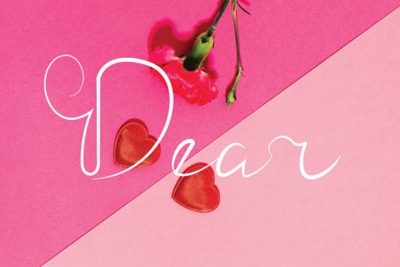 Lovely Card Font font preview - 2