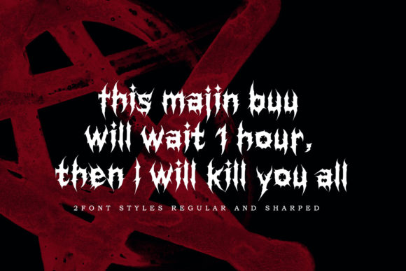Slaughter Font PNG with transparent background - Preview 2