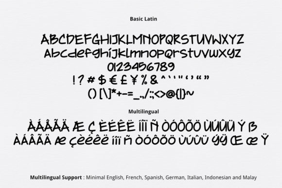 Asymmetric Font - Preview 1