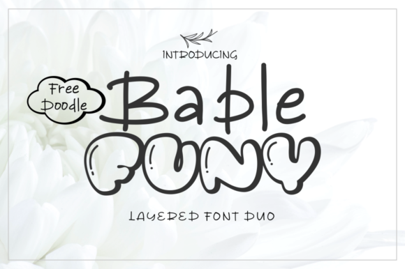 Bable Funy Font - Preview 1