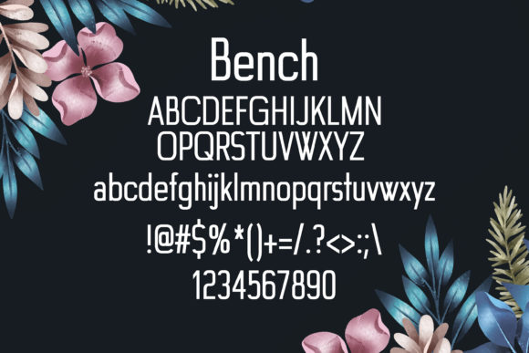 Bench Font - Preview 1