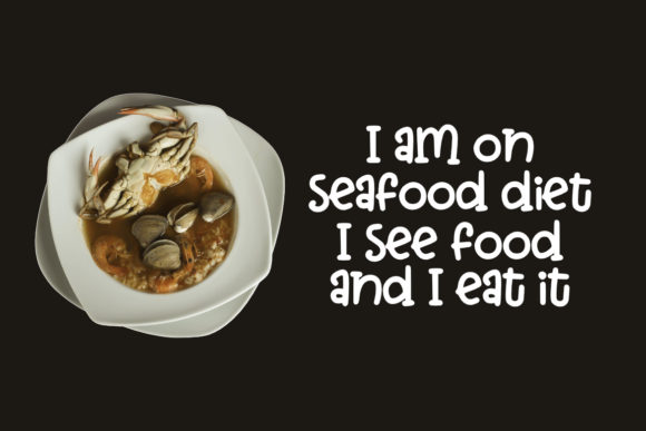Big Crab Font PNG with transparent background - Preview 2