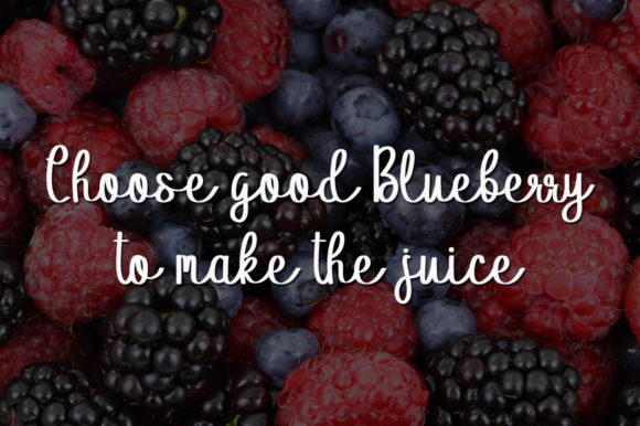Blackberry Juice Font - Preview 3