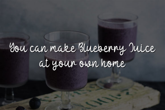 Blueberry Juice Font - Preview 1
