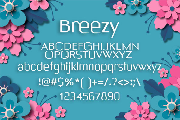 Breezy Font - Preview 1