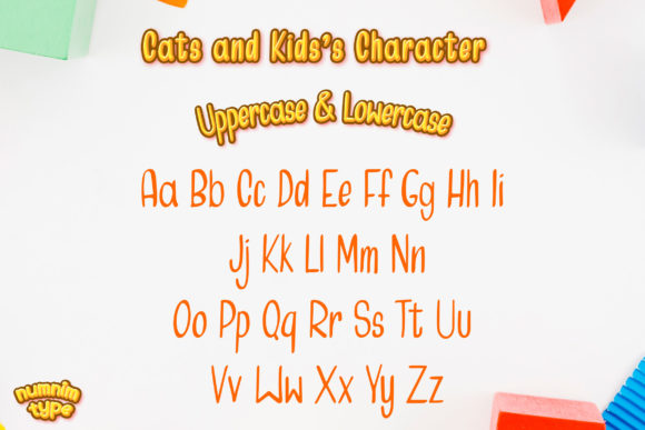 Cats and Kids Font - Preview 1
