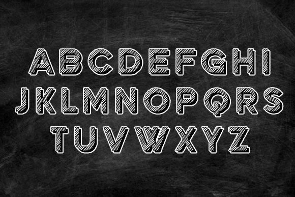 Chalk Board Font - Preview 1