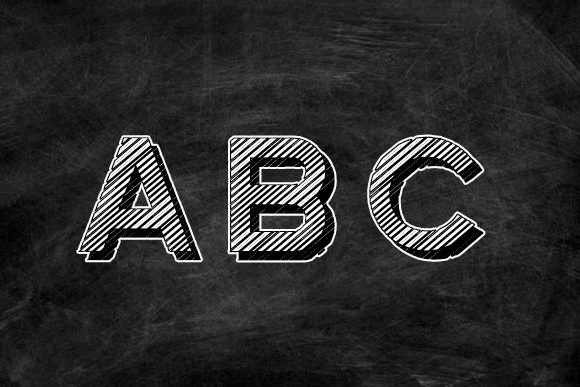 Chalk Board Font - Preview 2