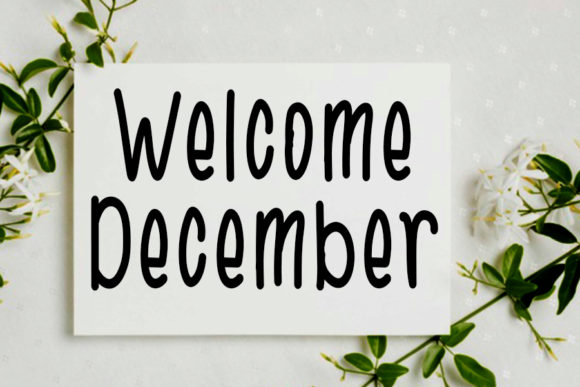 Christmas Around Font - Preview 3