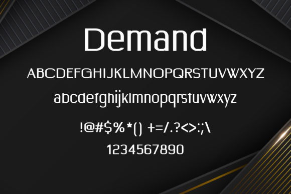 Demand Font - Preview 1