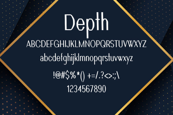 Depth Font - Preview 1