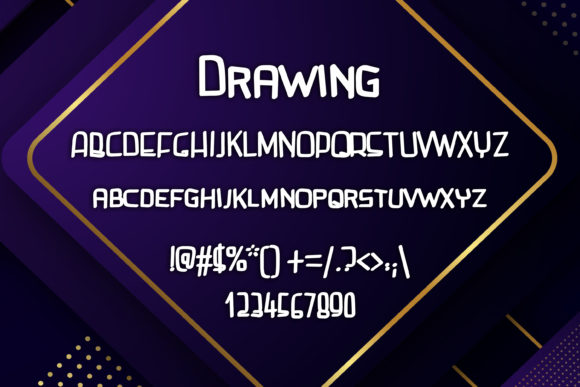Drawing Font - Preview 1