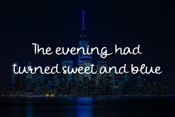 Evening City Font - Preview 1