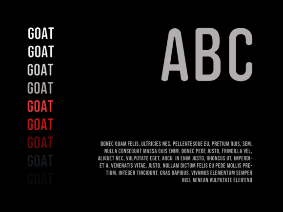 Goat Font - Preview 1