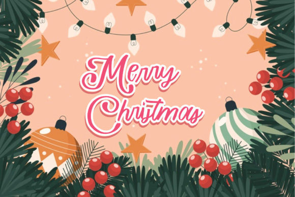 Happy New Year Font - Preview 1