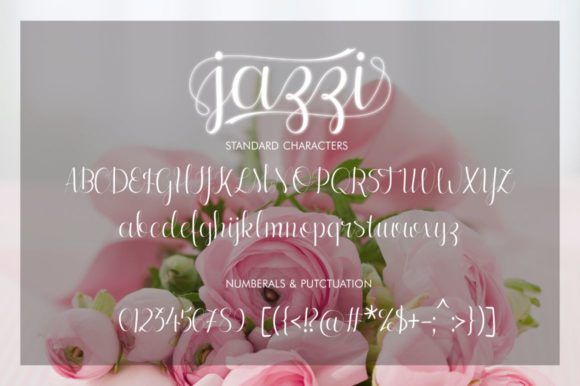 Jazzi Font PNG with transparent background - Preview 3