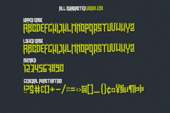 Koralens Font PNG with transparent background - Preview 5