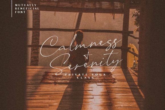 Mutually Beneficial Font PNG with transparent background - Preview 2