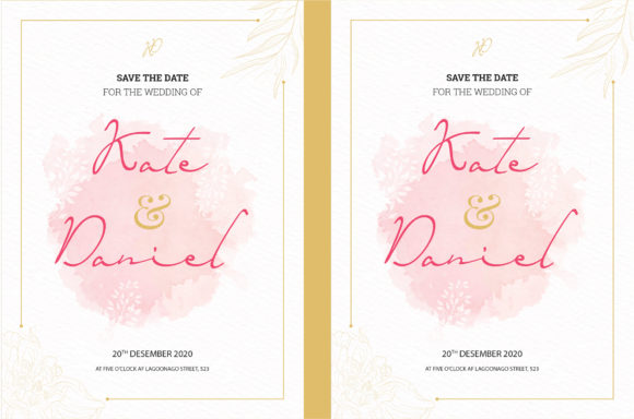 Red Romance Font PNG with transparent background - Preview 4