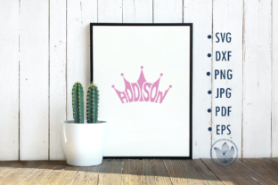 Addison Lettering in Crown Graphic by DigitalDesignsLaura · Creative ...
