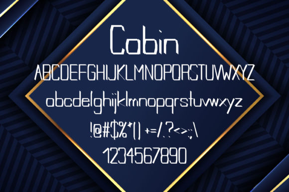 Cabin Font - Preview 1