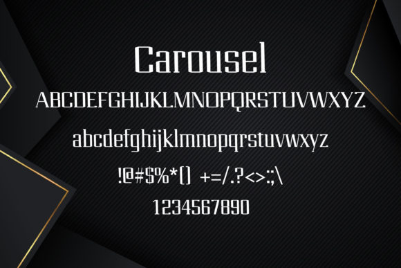 Carousel Font - Preview 1