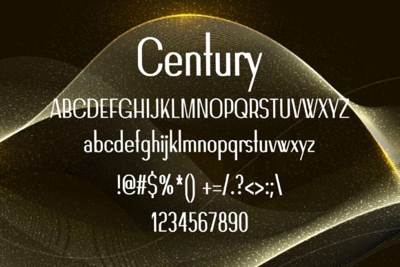Century Font - Preview 1