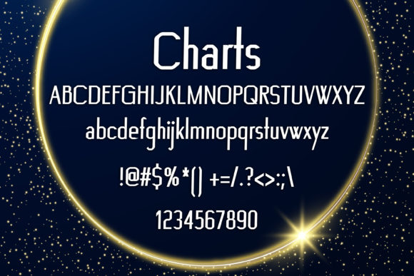 Charts Font - Preview 1